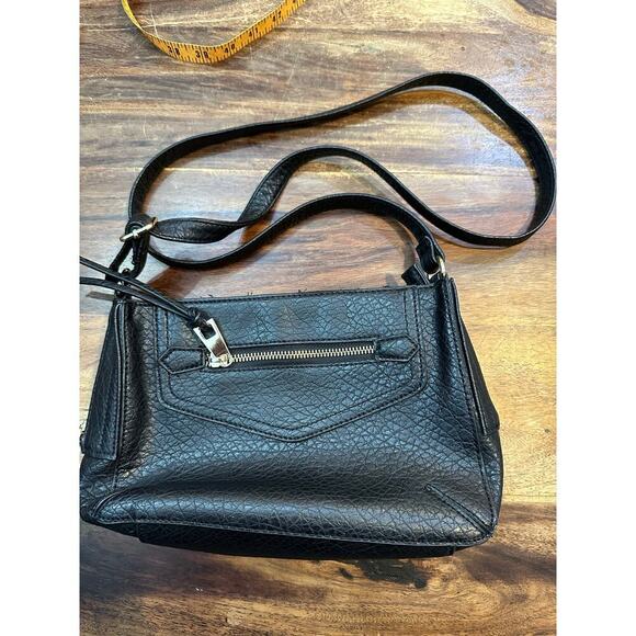 Rebecca Minkoff Black Leather Adjustable Crossbody Straps Handbag - Picture 4 of 8